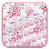 keyboard.theme.glitter.diamonds.flower