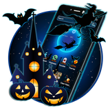 halloween.spooky.bat.pumpkin.wallpaper