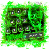 keyboard.theme.green.skull.fire