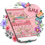 keyboard.theme.pink.rose.elegant.beauty