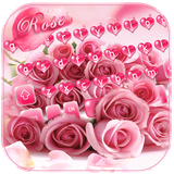 keyboard.theme.pink.rose.flower