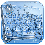 keyboard.theme.ice.water.blue.drops