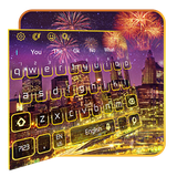 keyboard.theme.neon.city.dream